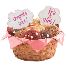 W364 - Congrats Dad, It's A Girl Basket